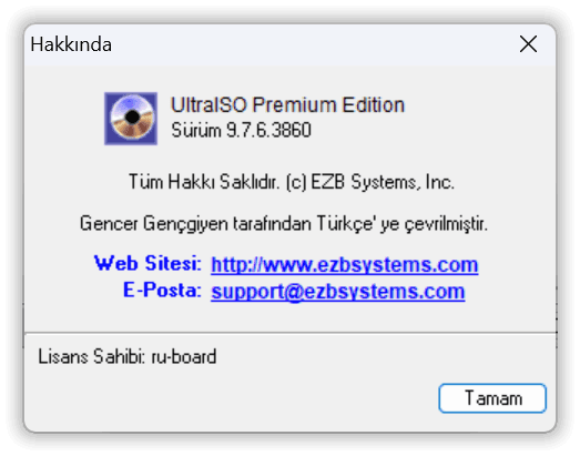 sshot-1-21 UltraISO Premium Çevrimiçi Katılımsız