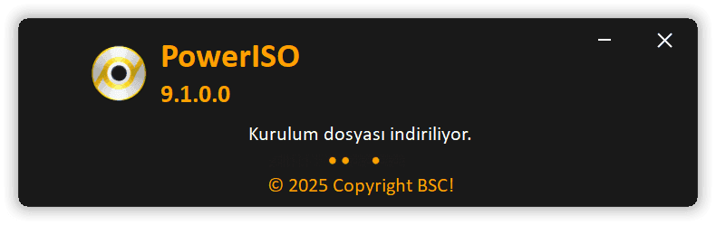 sshot-1-22 PowerISO Çevrimiçi Katılımsız