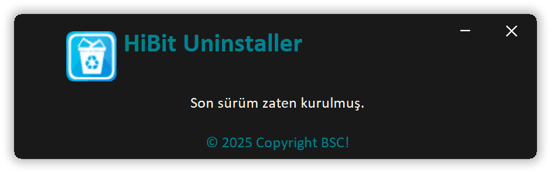 sshot-1-23 HiBit Uninstaller Çevrimiçi Katılımsız