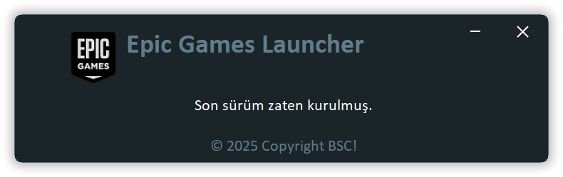 sshot-1-37 Epic Games Launcher Çevrimiçi Katılımsız